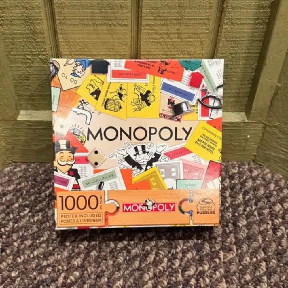 Spin Master Puzzles Monopoly 1000 Piece Jigsaw Puzzle